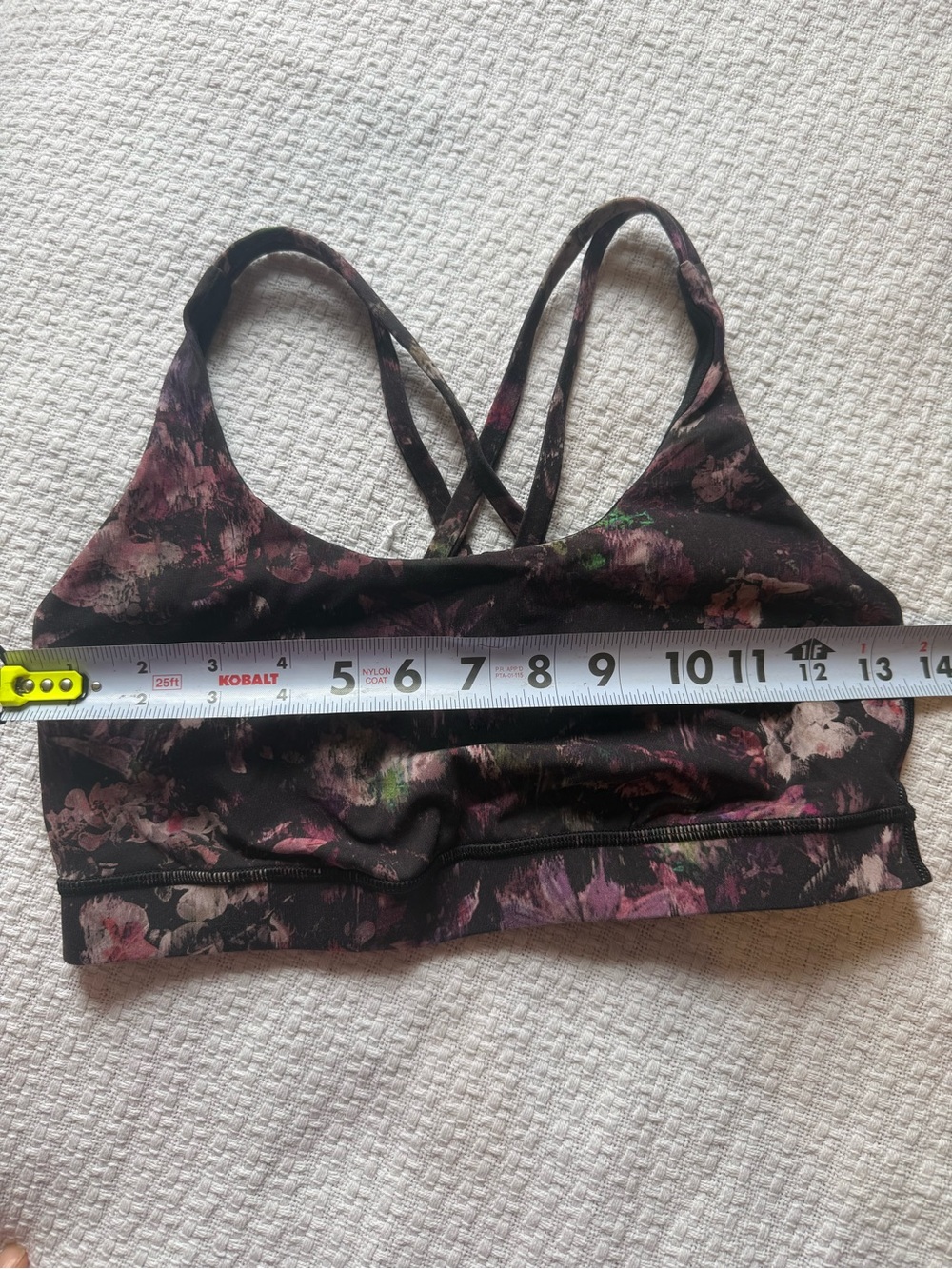lululemon athletica Midnight Floral Strappy Sports Bra - Multicolor - Picture 5 of 6